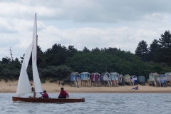 WSC beach huts end of row